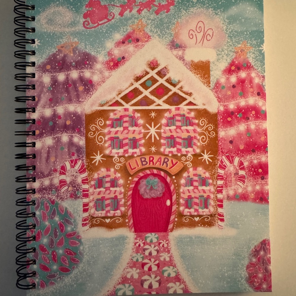 Emily Cromwell Designs Gingerbread Library Notebook